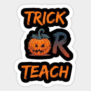 Trick or Teach Sticker